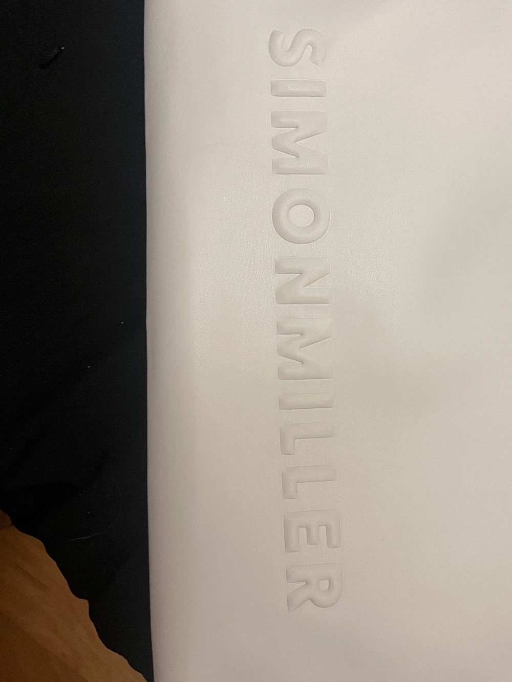 Simon Miller Lg winter white tote NWOT - Picture 2 of 3